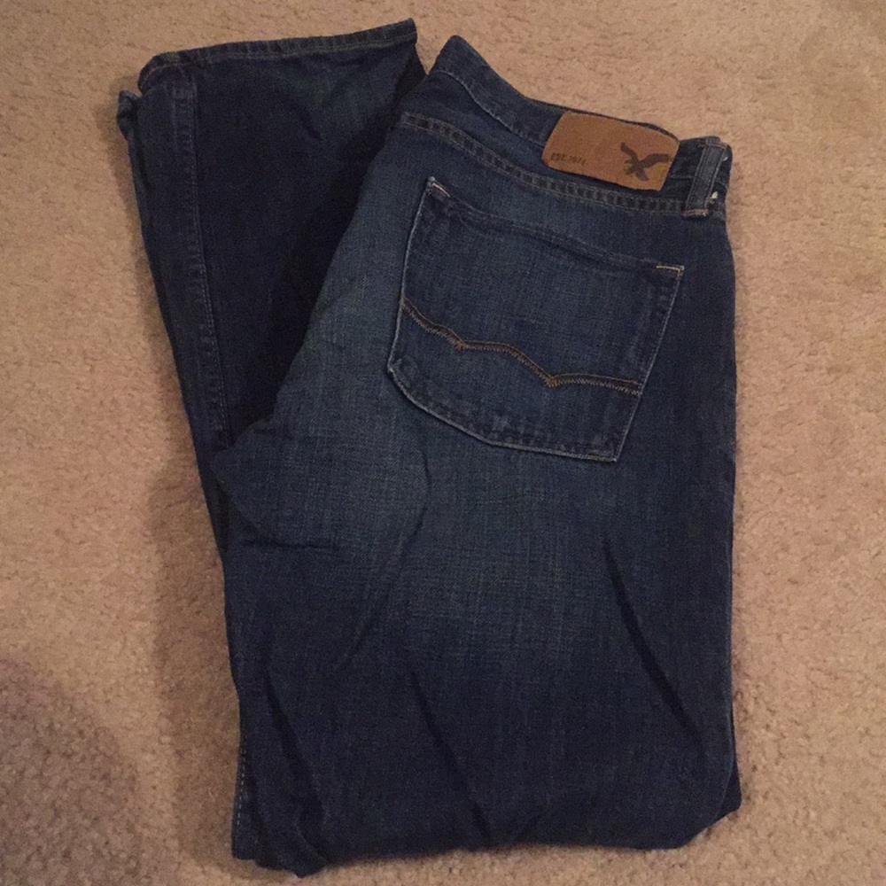 Men's American Eagle slim straight jeans